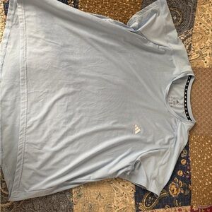 Adidas Women's Light Blue Short Sleeve Tee